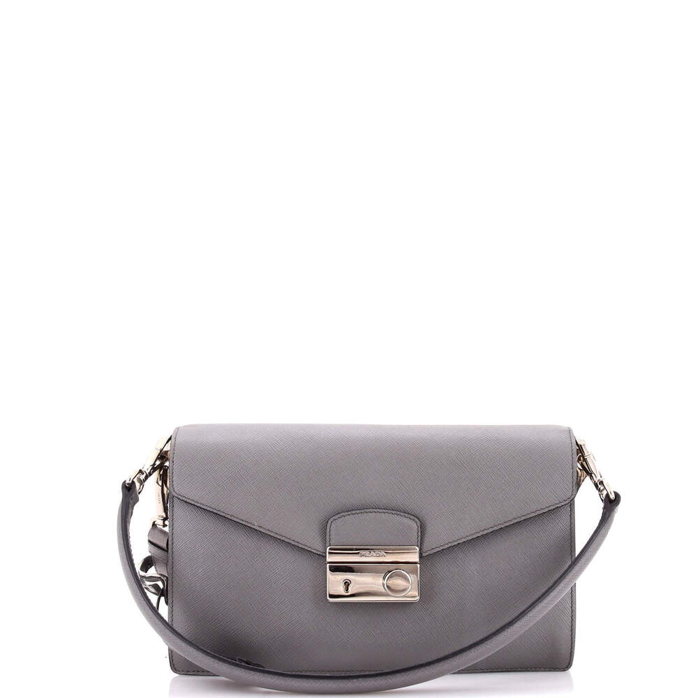 Prada Small Sound Bag Saffiano Leather